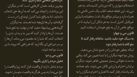 دانلود pdf کتاب ۴۸ قانون قدرت رابرت گرین + کتاب صوتی رایگان